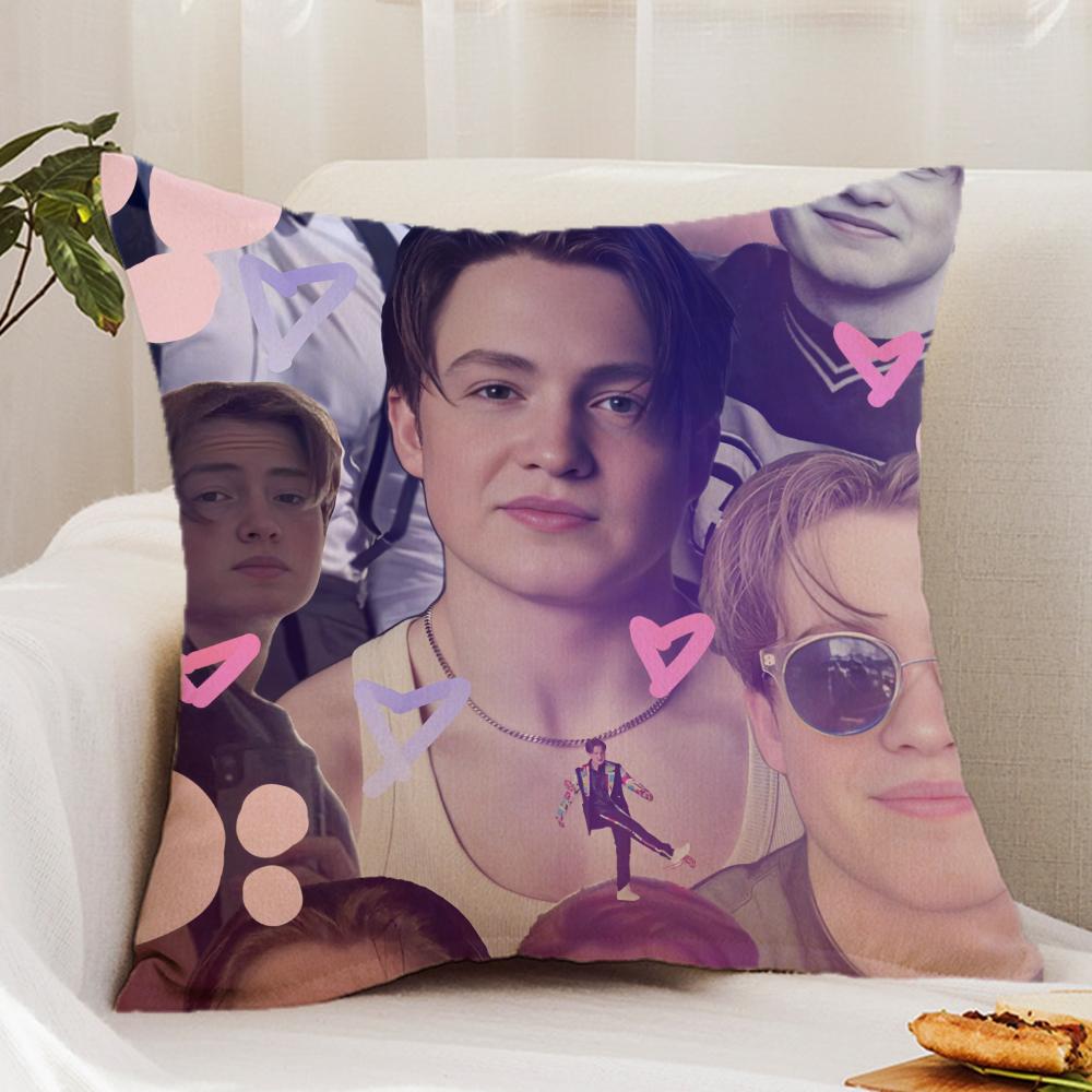 K-Kit C-Connor Cushion Cover Premium Comfort Reversible Pillow Cover - Dual - Use Design for Home & Car
