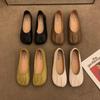 Plain Toe Loafers For Women With Soft Pu Insole Casual Spring Shoes