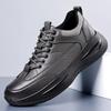 Men's shoes spring and autumn trendy shoes 2025 new fashion men's casual sports leather shoes men's business casual shoes