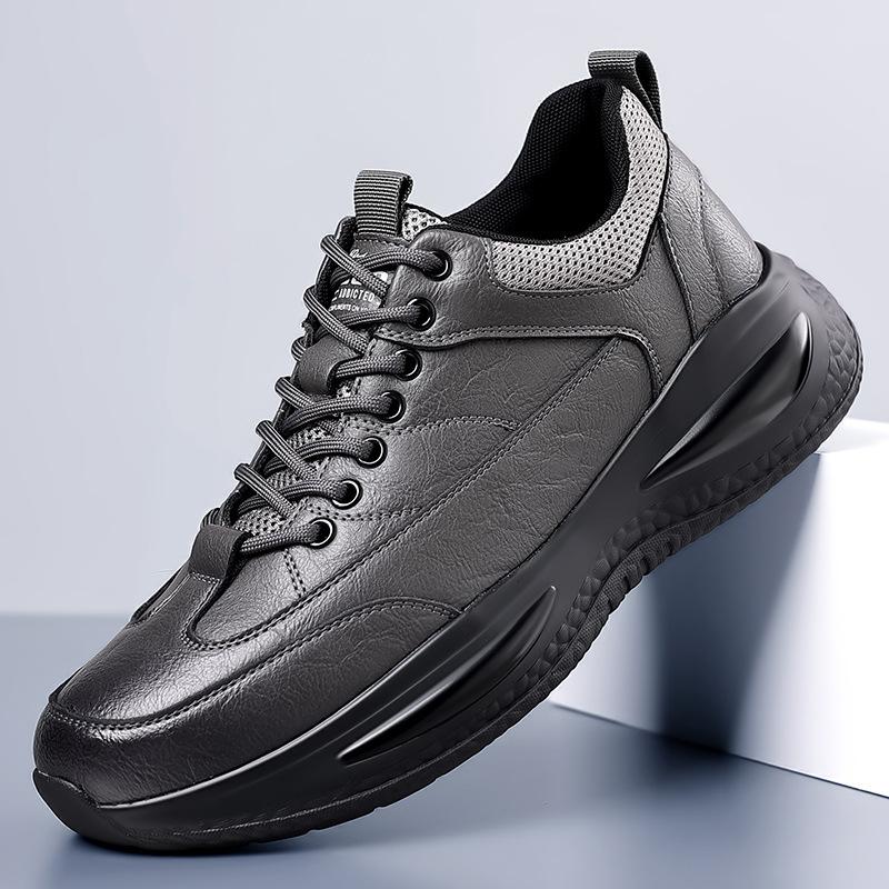 Men's shoes spring and autumn trendy shoes 2025 new fashion men's casual sports leather shoes men's business casual shoes