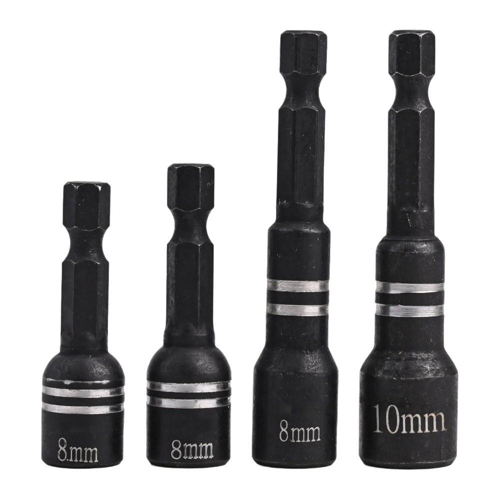 New 8mm Magnetic Nut Screwdriver DIY Anti-slip Hex Shank Driver Bit for Power Drills Drivers Kit