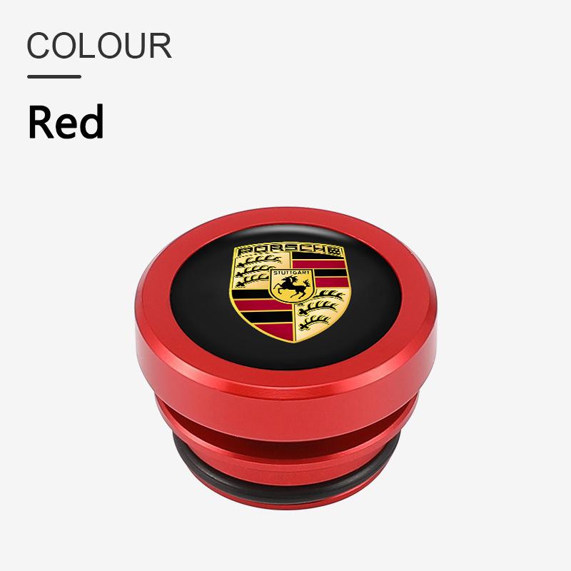 Alloy Car Cigarette Lighter Cover Dust Proof Cap Decoration For Porsche Macan 911 718 Taycan Panamera Cayenne Boxster Cayman