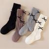 Korean Style Long Girls Socks Solid Color Grils Stocking Soft Pile-up Socks  1-5 Year