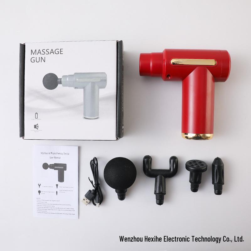 

Women s Mini Portable Muscle Relaxer - Compact Cross-Border Fascia Gun Massager for Cervical Spine & E MO Massage Button