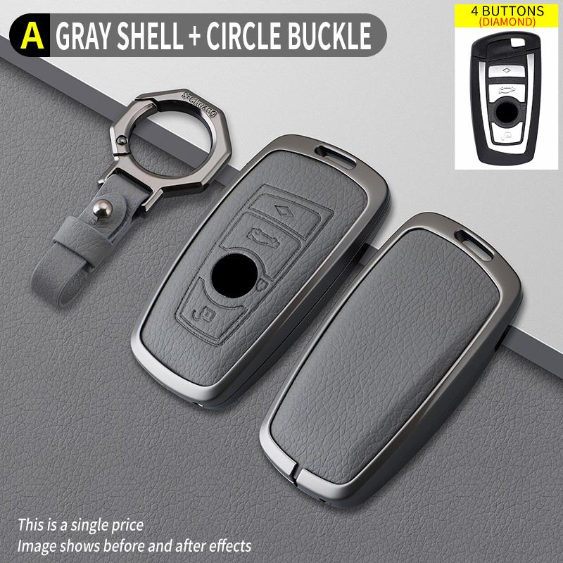 Zinc Alloy Car Key Case Cover Shell Holder Fob for Bmw F20 F30 G20 F31 F34 F10 G30 F11 X3 F25 X4 I3 M3 M4 1 3 5 Series Accessory