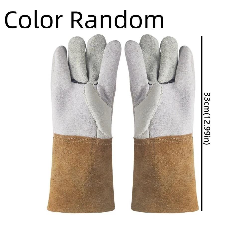 1 Pair Cut Resistant Welding Gloves Wear-Resistant Protective Gloves  Industrial Protection
