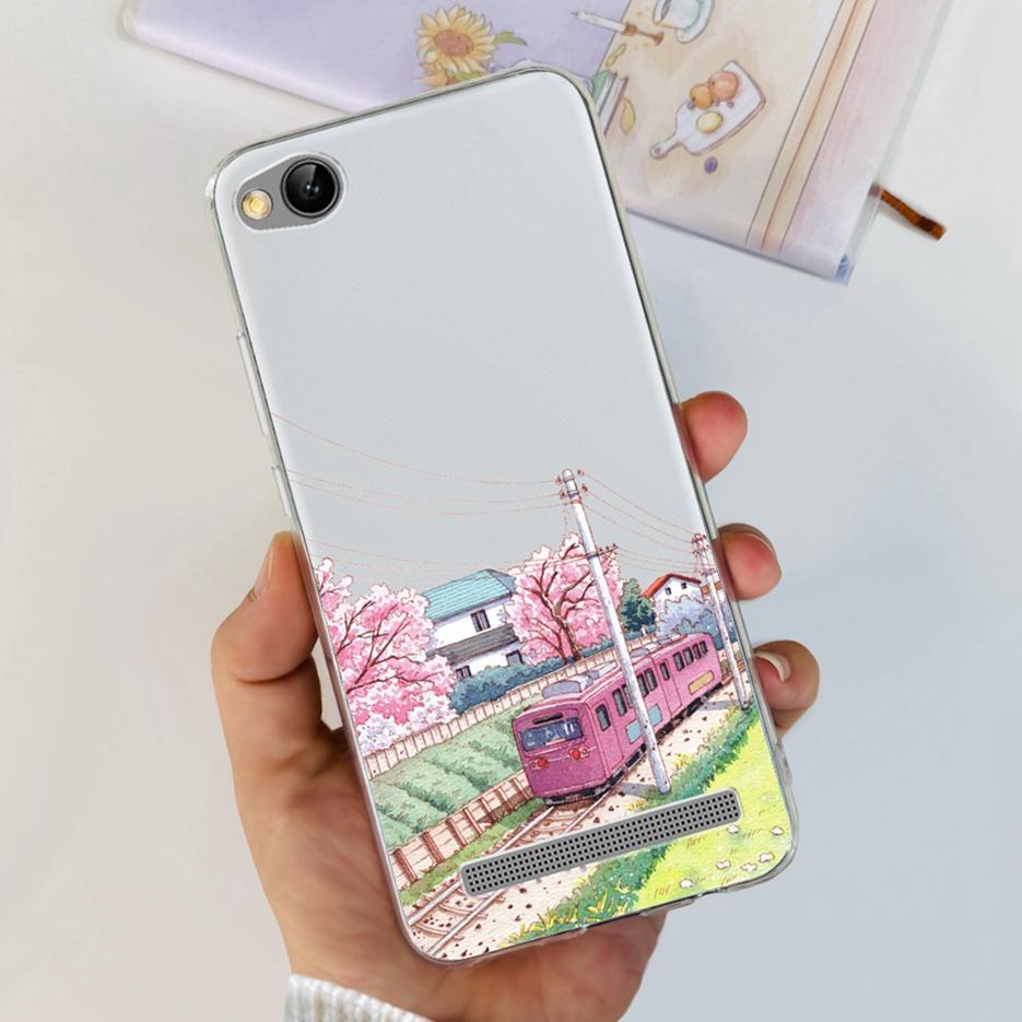 For Xiaomi Redmi 5A Case Redmi 4A Stylish Painted Cover Soft Slim Phone Case For Xiaomi Redmi 4A 5A Redmi5A Back Cover TPU Funda