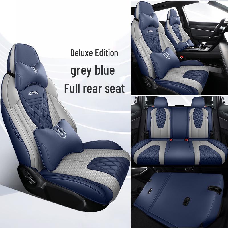 Boyue COOL All-Season Full Leather Car Seat Cover for Five-Seater Models