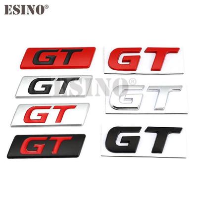 1Pc Car Styling GT 3D Metal Zinc Alloy Car Badge Body Fender Adhesive Emblem for KIA Forte Optima Picanto Stinger Sorento K5 KX5 KX7