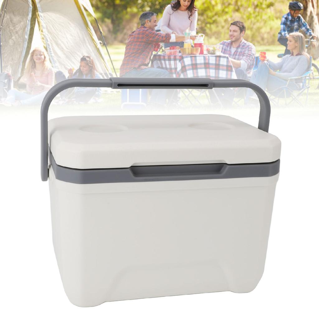 6L Large Insulated Portable Cooler, Lightweight Hard Cooler Car Cooler with Large Handle, Multifunctional Ice Chest for Beach Outdoor Camping BBQ Picn