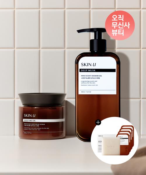 

Skin U Deep mUsk Shower Gel 500g+scrUb 450g+free Soap NONE