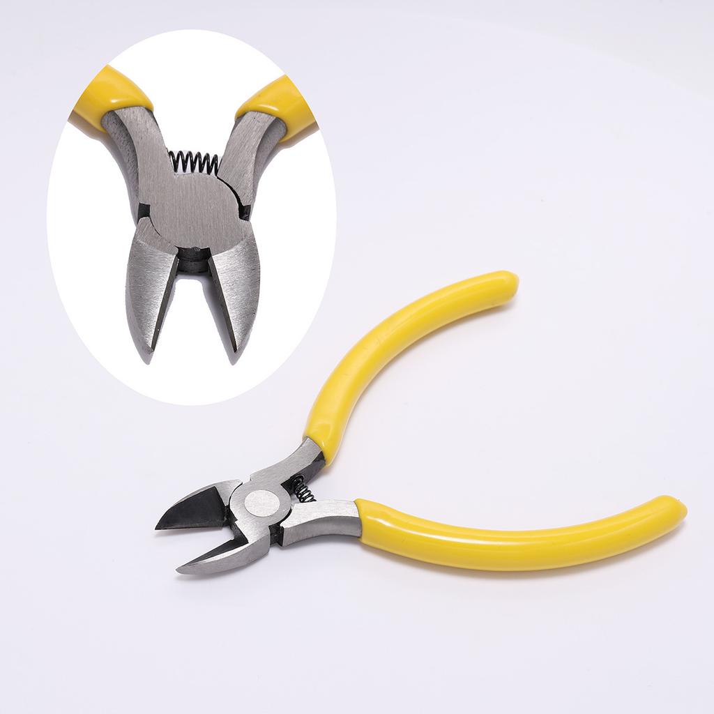 5-In Ultra Sharp Wire Cutters,Small Diagonal Cutters with Spring Loaded Wire Snips for Cutting Crafts and Cable