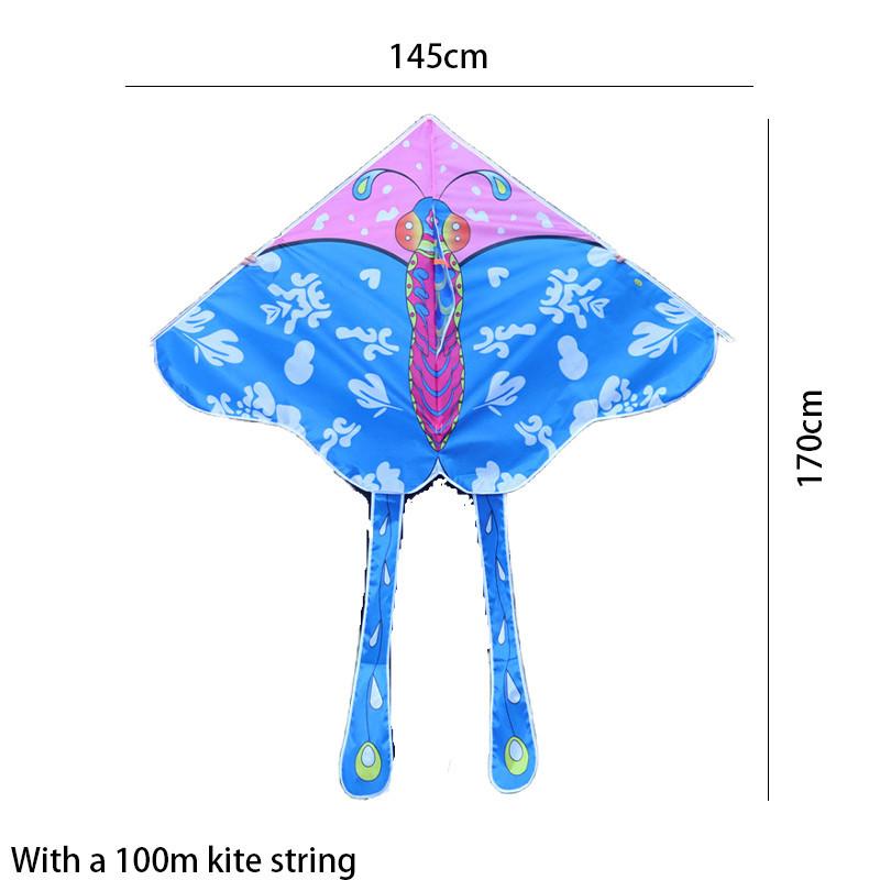 High Definition 1.45m Butterfly Kite For Kids In New Cartoon Style