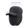 Thickened Windproof Thermal Trapper Hat with Ear Flaps, Full Face Warmer Cover Warm Snow Hat Russian Ushanka Dad Cap Headwear