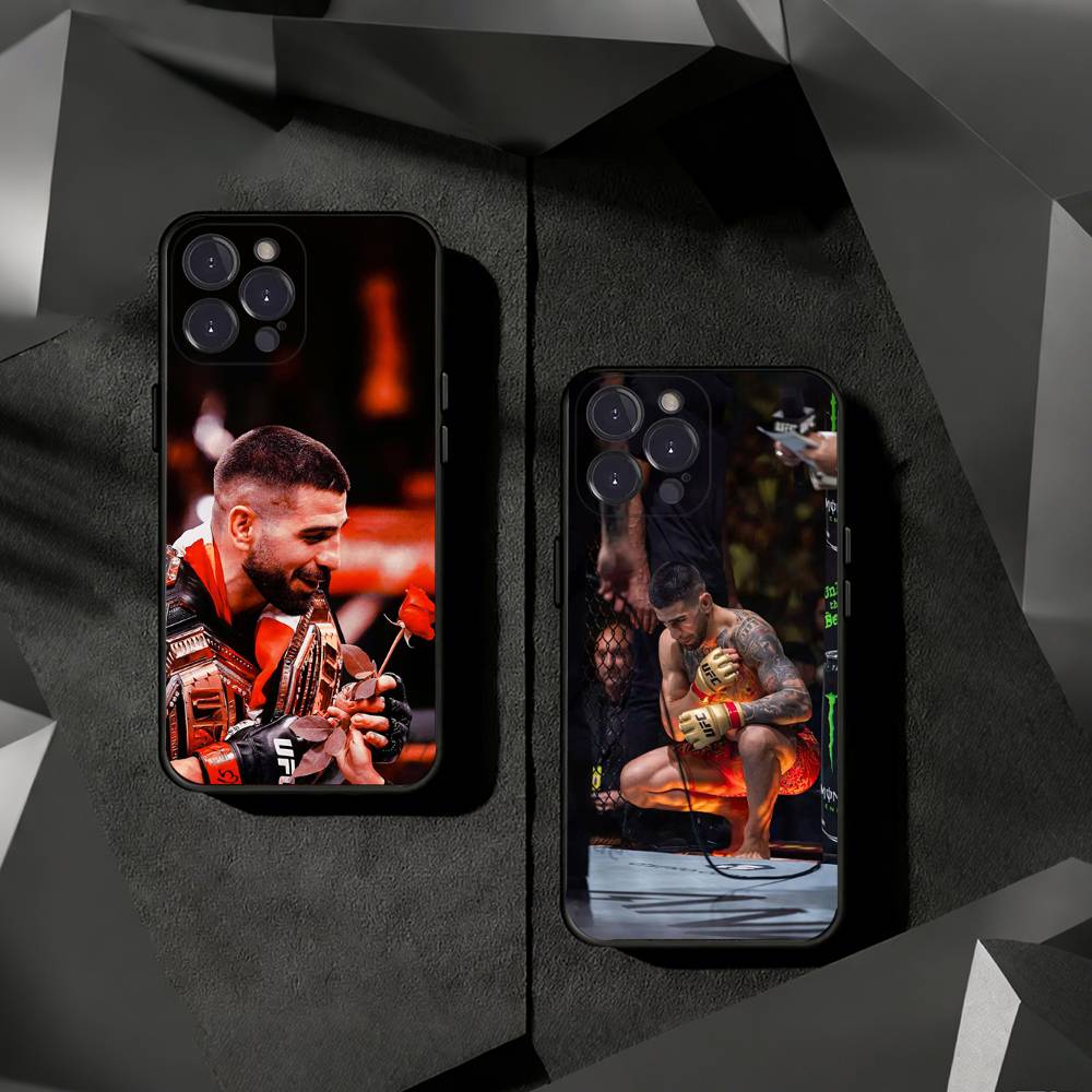 I-Ilia Champion T-Topuria Phone Cases For iPhone 17 16 15 14 13 12 11 Pro Max Plus Luxury Camera Protection Plastic
