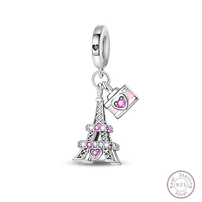 Ice&Snow Charms Copper Xmas Snowman Penguin Elk Rabbit Polar Bears Fit Original Bracelet Pendant Women Jewelry Acc