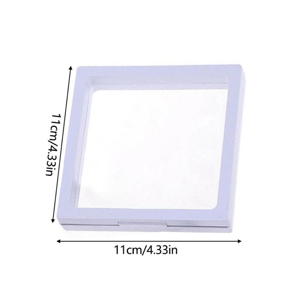 Reusable Flower Plant Display Frame 3D Transparent Jewelry Storage Case  Sample Exhibition Stand