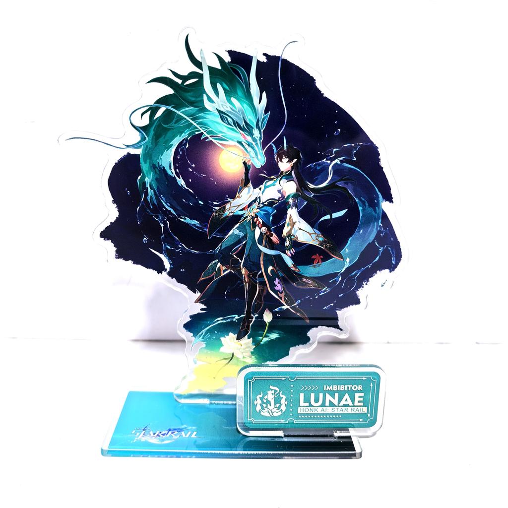 Game Figure Honkai: Star Rail Sunday Jiao Qiu Yunli Firefly Jingliu Acrylic Stand Model Plate Cosplay Anime Keychain Fans Gift