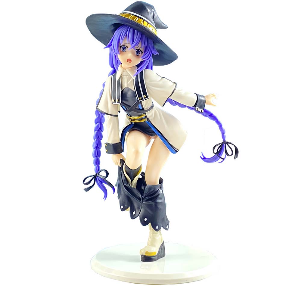 Four Magician Roxy Migurdiass Action Figure Mushoku Tensei Jobless Reincarnation Anime PVC figurines flower Articulated Poseable Detailed Movable