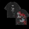 Jujutsu Kaisen Choso T Shirt Supernova Graphic Men Back Print Acid Wash Oversized Streetwear Anime Retro Cotton Top Tee