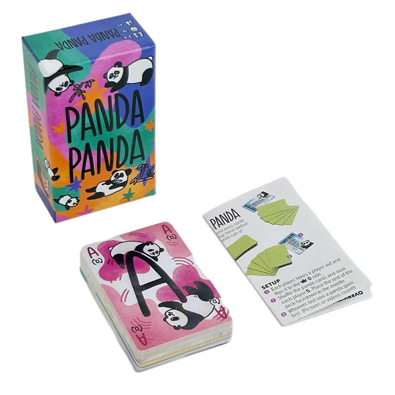 PANDA PANDA Board Game A Fun Card Game for Adults and Families 15 Minutes Playtime 2 To 4 Players Compact Small Box Design