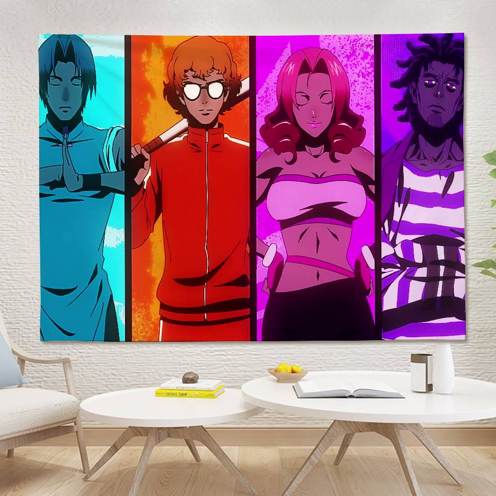 The GGod Of High School Tapestry Wall Hanging Printed Polyester Tapestry INS Decoration Wall Decor