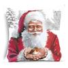 Santa Claus Pillow Cover Holiday Home Sofa Cushion Cushion Cover
