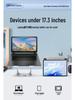 360° Rotating Aluminum Laptop Stand with Adjustable Height and Heat Dissipation