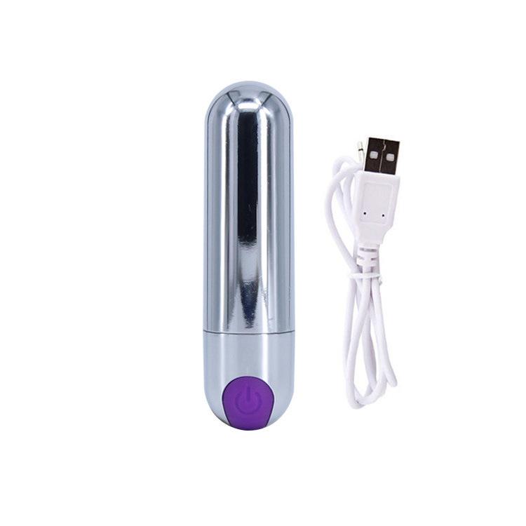 Rechargeable 10-Mode Bullet Vibrator for Women - Strong Vibration Mini Massager Adult Toy