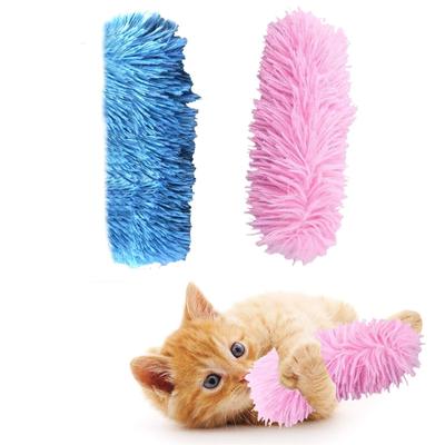 Cat Toy Indoor Interactive Cat Clip Toy Cat Kick Plush Stick Toy Plush Toy Cat Teaser Stick