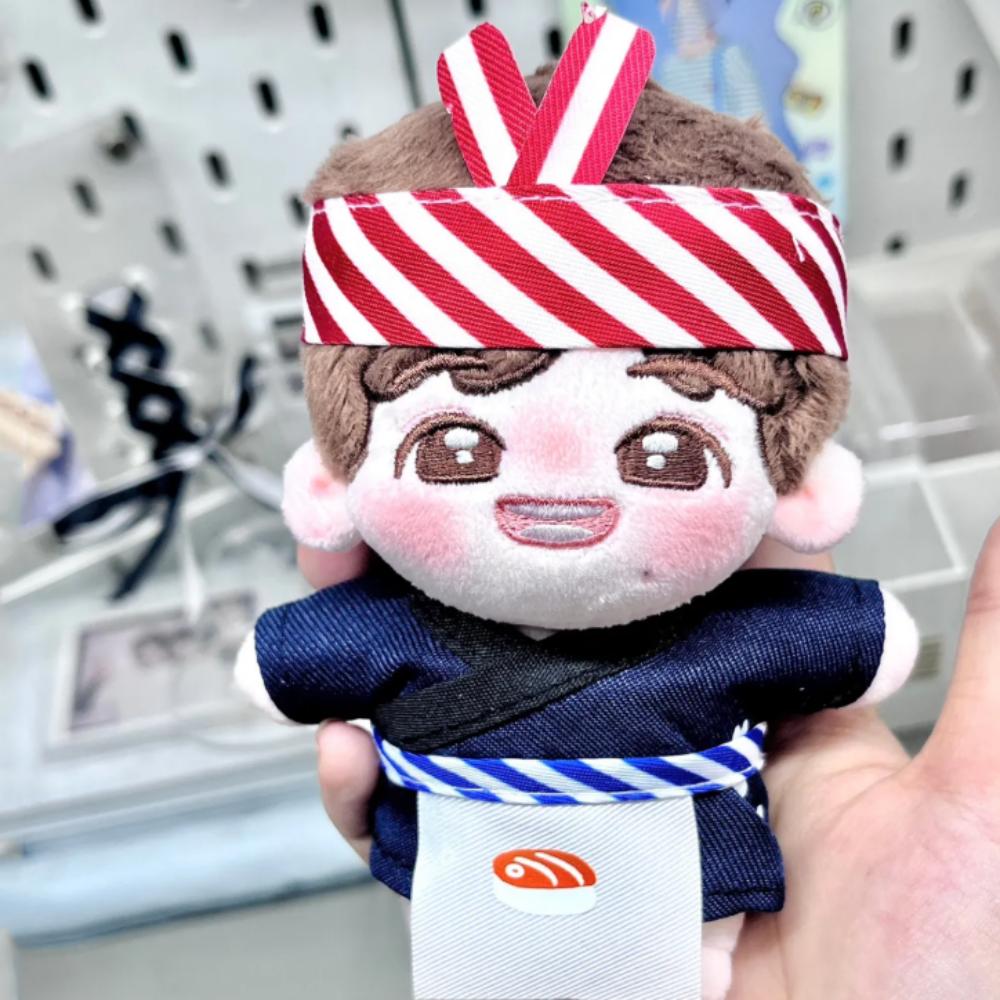 Dress Up Doll Clothes Outfit Sushi Chef Doll Clothes Set 10cm Cotton Doll Clothes  Doll Accessories