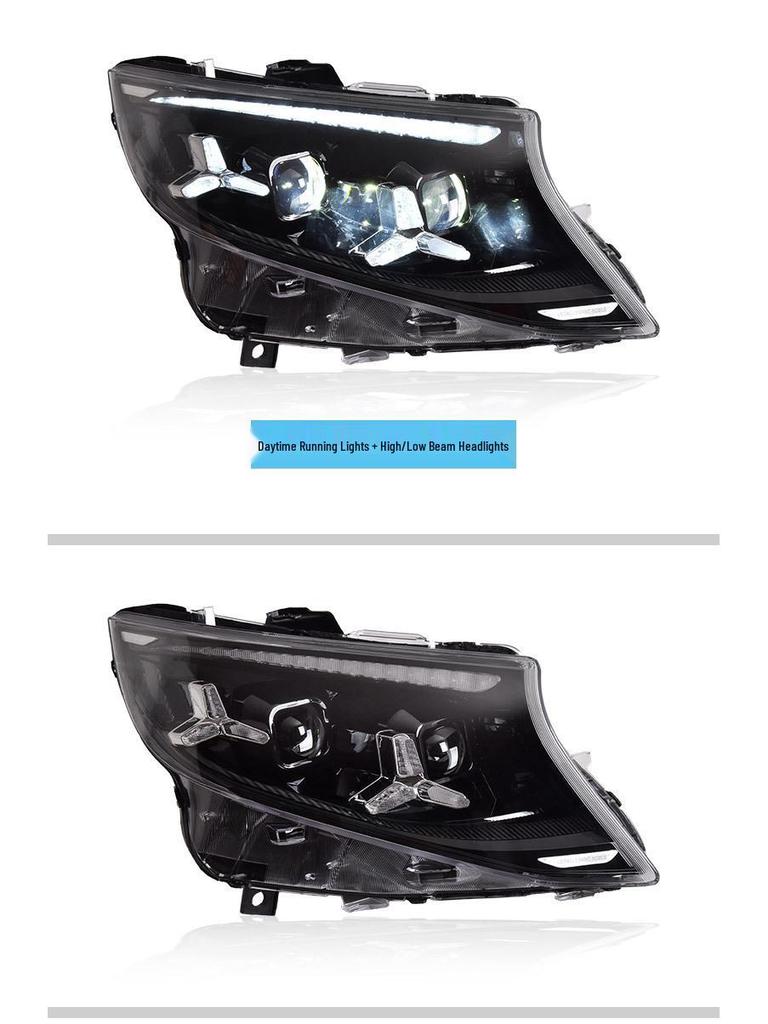 LED Dynamic Daytime Lights & Sequential Turn Signals for 2016-2023 Mercedes-Benz VITO