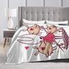 Hollow Knight Silksong Blanket  Warm Soft Pattern Plush Throw Blanket For Girls Boys Couch Bed Flannel Bedspread Bed Cover