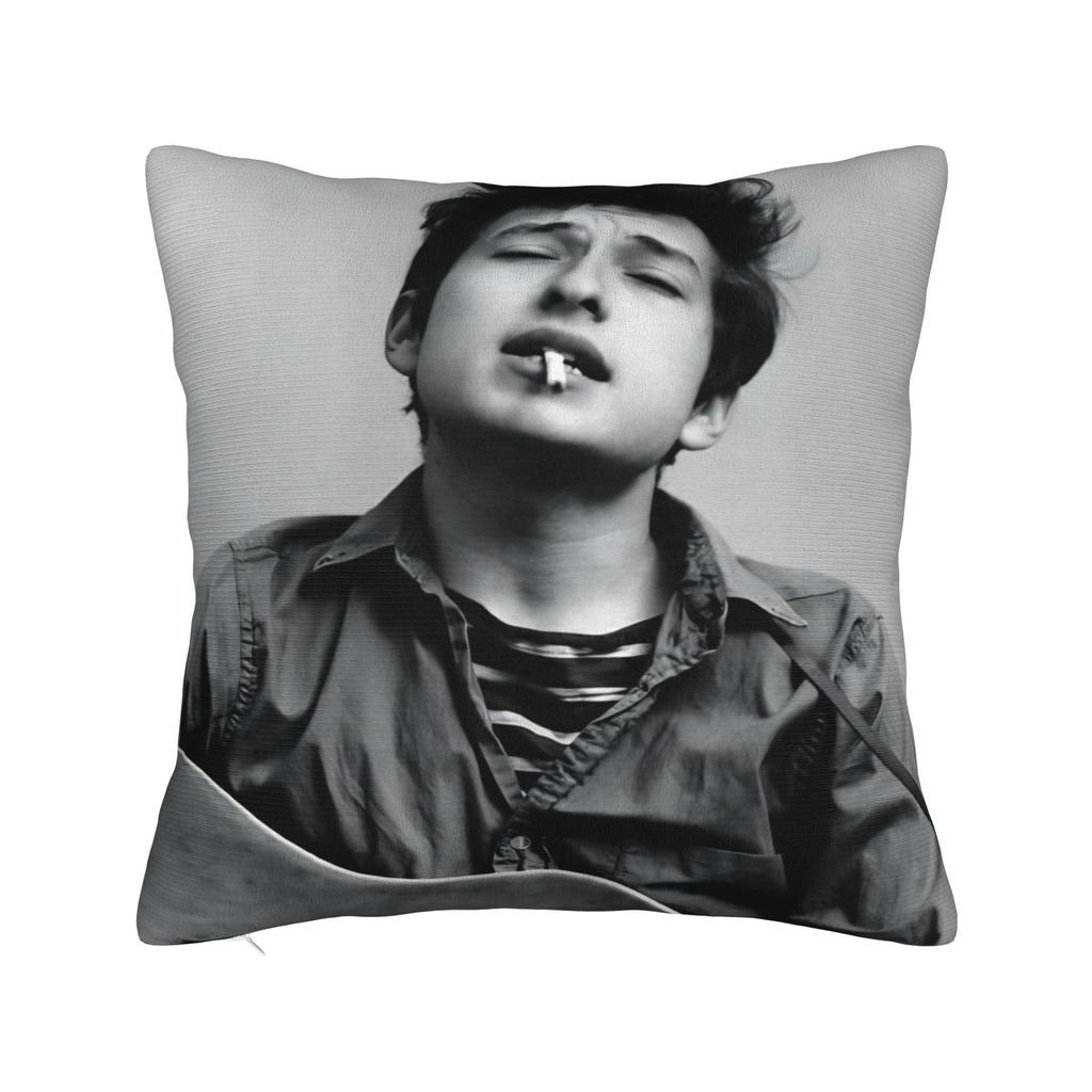 Decorative Pillow Cover Bob Dylan Singer Merch Seater Pillow Case Cover Zipper Multiple Sizes
