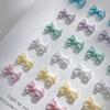 50 STÜCKE Perlglänzende 3D Nail Art Schleifen-Charm für Nageldekoration Design Kawaii Maniküre Zubehör Schleife DIY Bastelbedarf