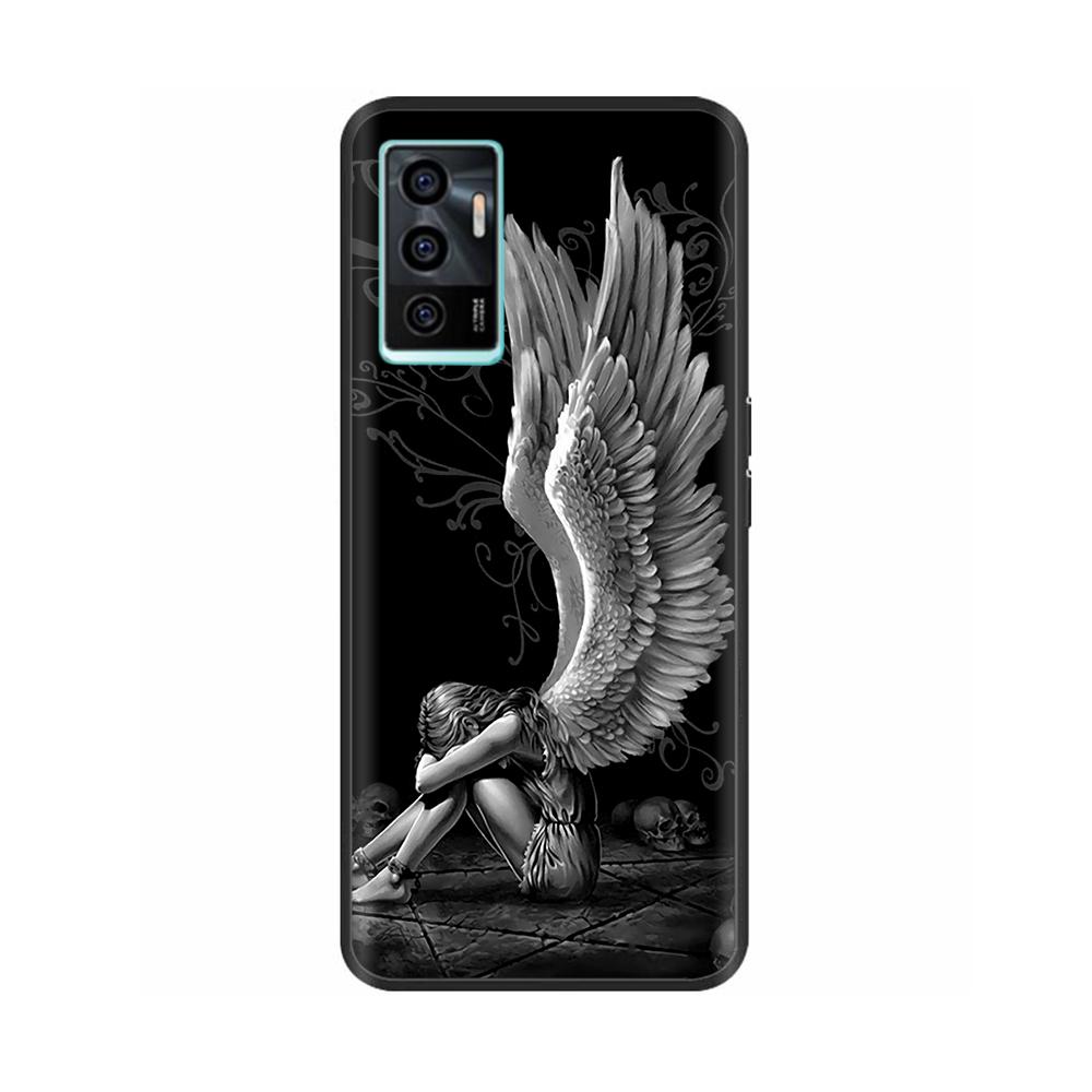 For vivo V23e Case Soft Silicone Cover Back Case for vivo V23e 5G Silicon Phone Case V2126 v 23e vivoV23e Bumper Coque Fundas