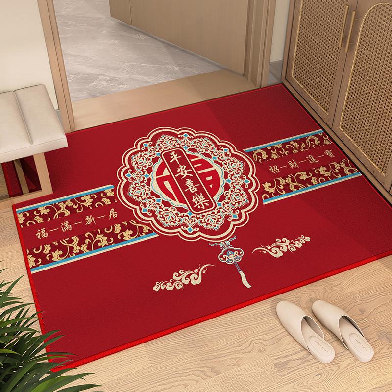 Chinese-Style High-End Anti-Slip Door Mat: Dirt-Resistant Carpet for Home Entrance