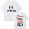 Fashion Katseye Chaos Graphic Tshirt Women Unisex Short Sleeve Tee Kpop Band Gril Group KATSEYE Printed Tshirt Clothing
