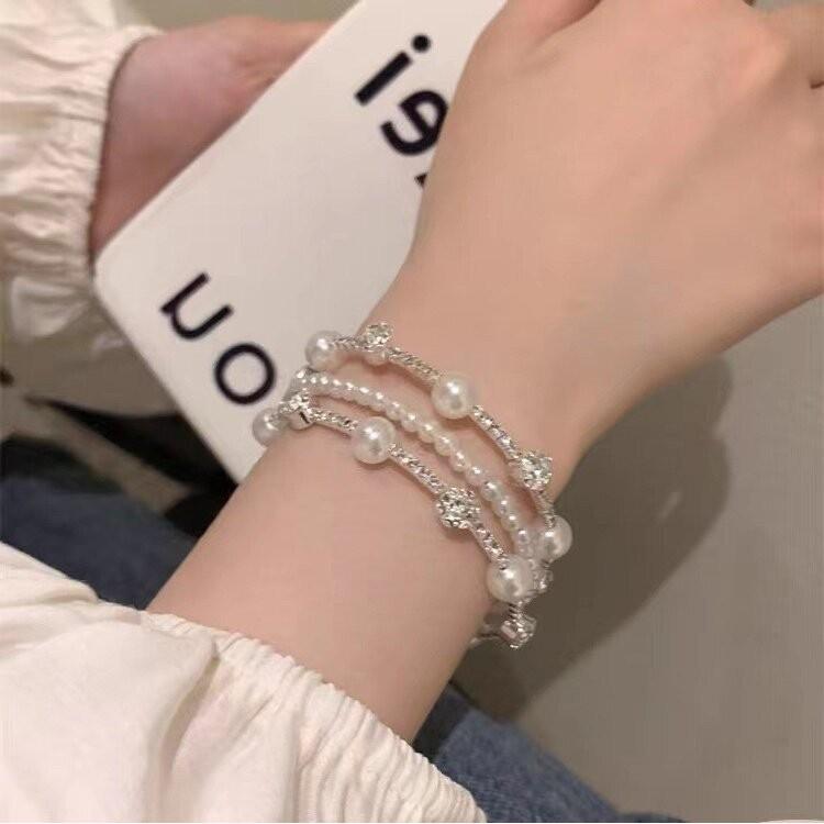 Fragment Silver Refined Pearl Bracelet For Women Timeless Fashion Accessory