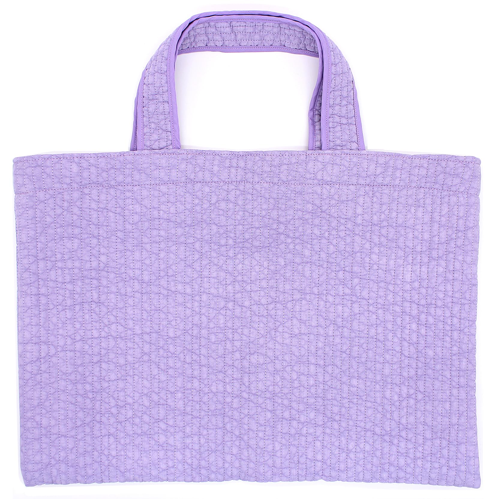 

Nubi Ibul Tote No with Made in Lavender [miwaki] Bag, Bag, Bag, Handbag, Sub-bag, Large, Cotton, Quilted, Gusset, Pocket, Women s, Simple, Korean,