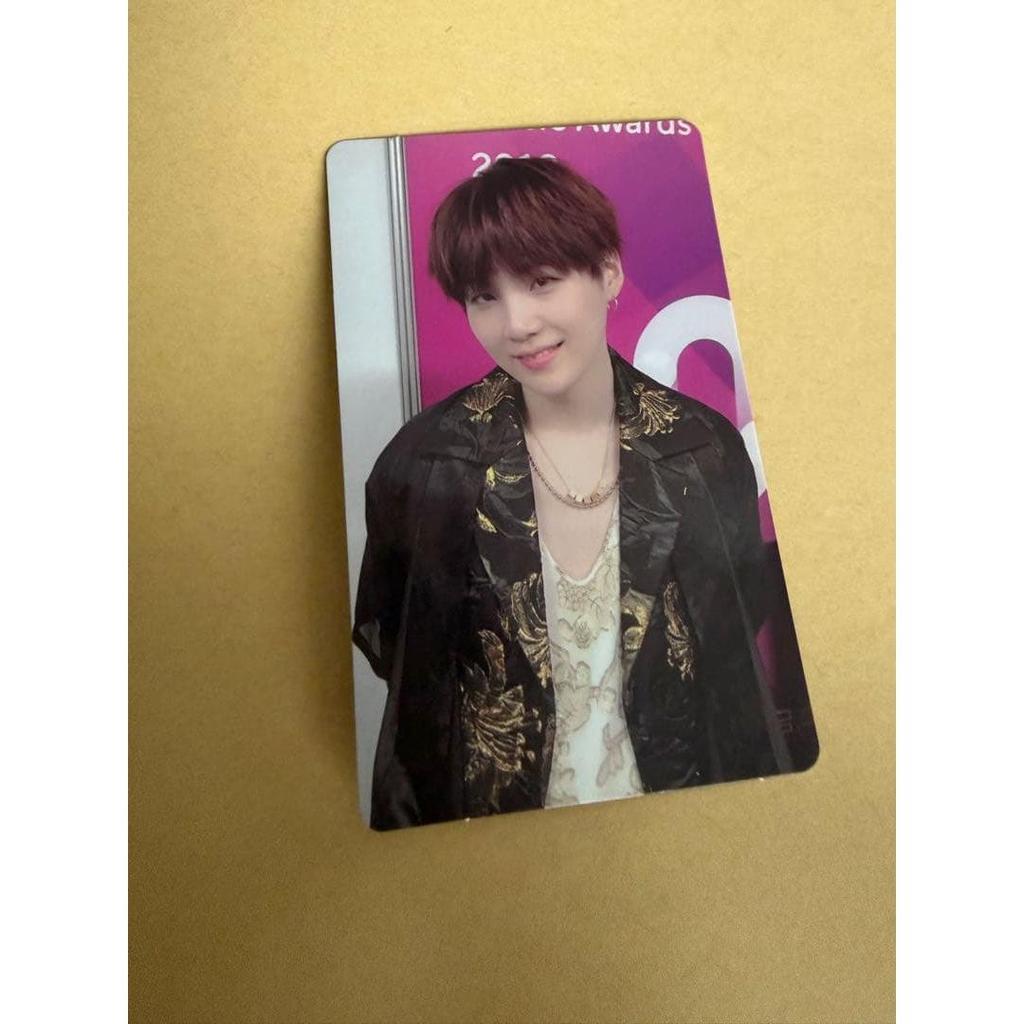Used BTS Memories 2018 BluRay Photocard Yoongi SUGA