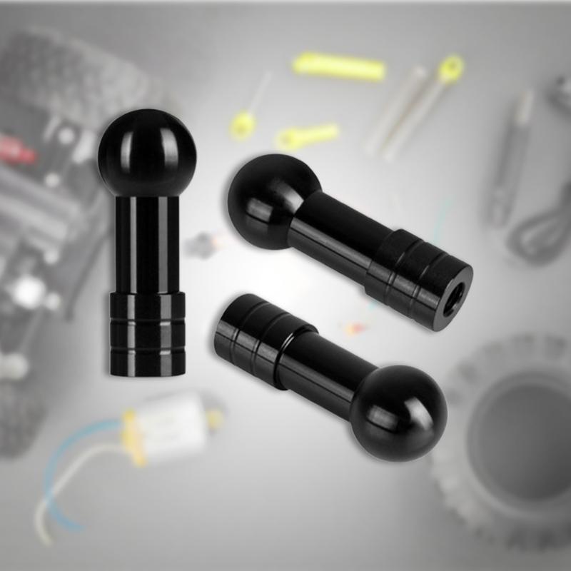 1/4 Zoll zu 17mm Kugelkonverter einfach zu installieren 1/4 Zoll Gewinde zu 17mm Kugeladapter Schnelle Befestigung für Auto-Handyhalterung