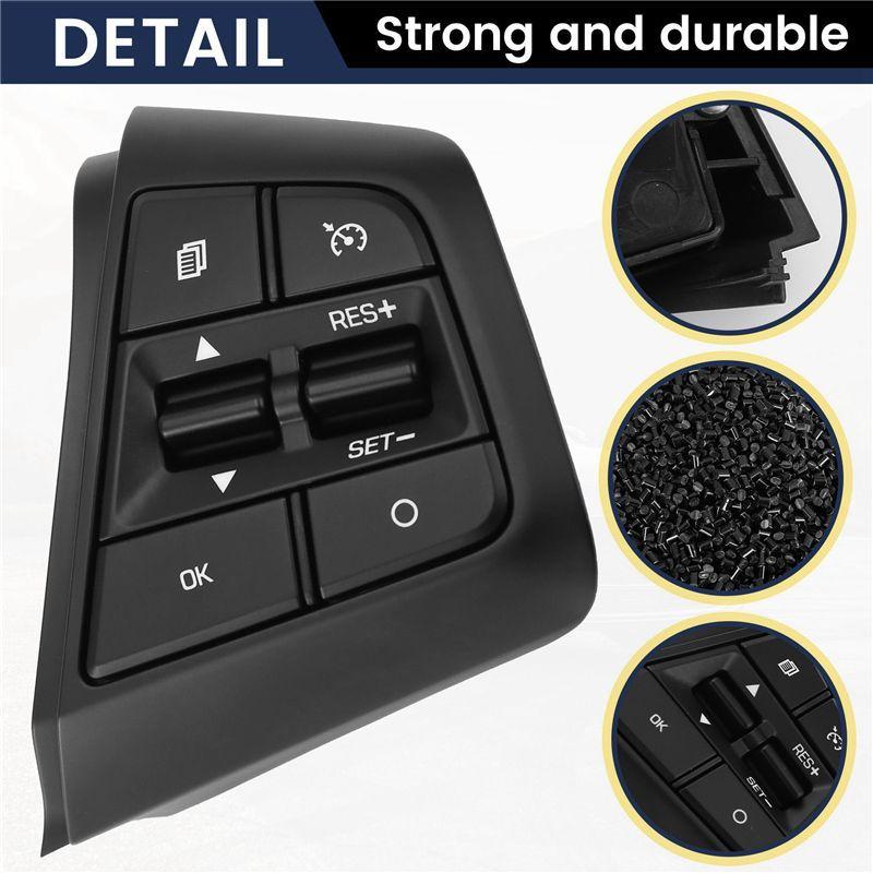 Front Right Steering Wheel Cruise Control Buttons For Creta Ix25 2.0L 96710-C9000 96710C9000