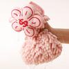 Chenille Hanging Hand Towel Quick Drying Soft Absorbent Fuzzy Ball Hand Towel with Hanging Rope for Home Bathroom Kitchen