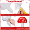 31x21 Inch Mushroom Foil Balloons Large Forest Theme Birthday Party Christmas Decoration Inflatable Mushroom Balloons Supplies