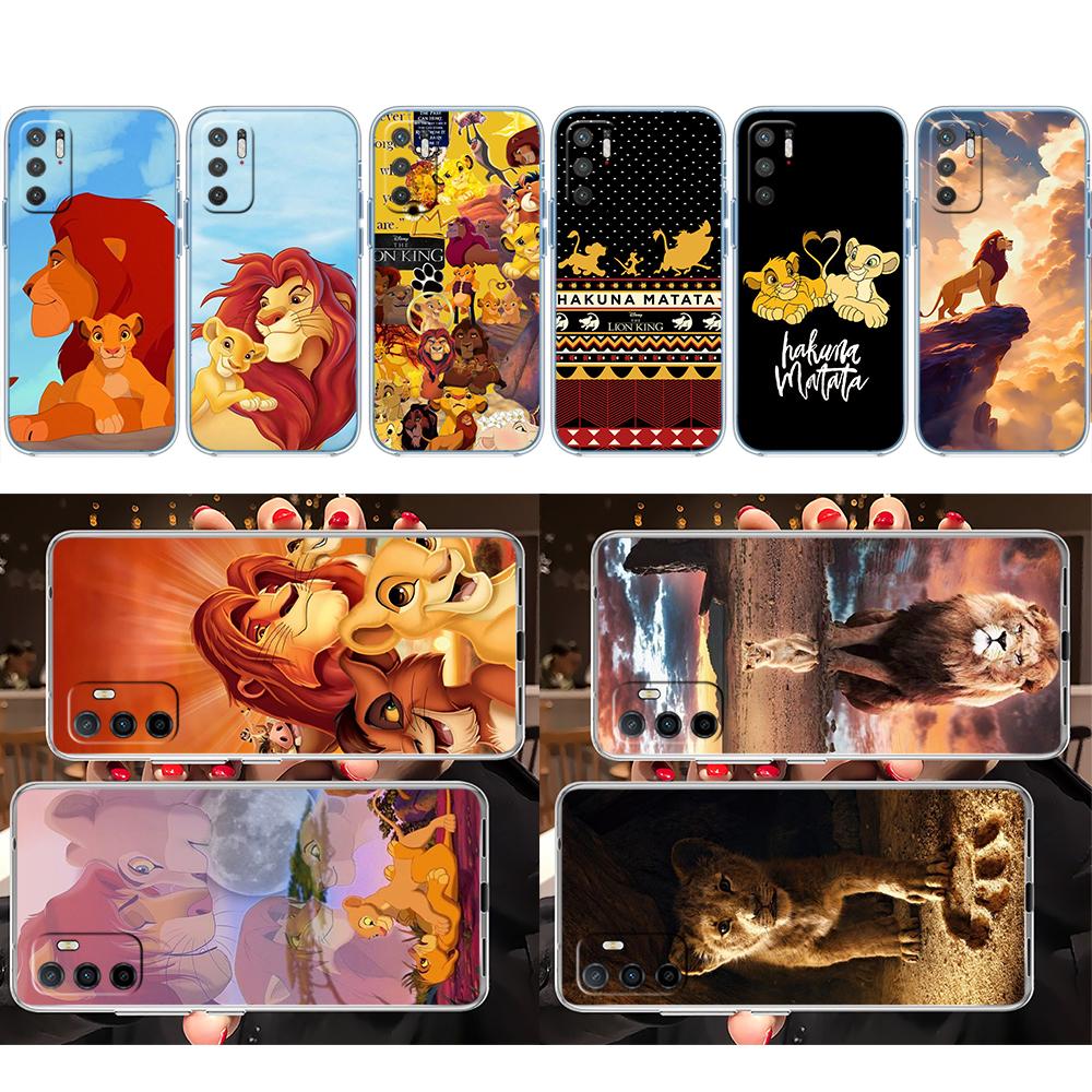 CJ75 Lion King Transparent Phone Case for LG K22 K30 K40 K40S K41 K42 K50 K50S K51 K51S K52 K61 K62 K71 K92 Q60 Q61 V40 V50 V60