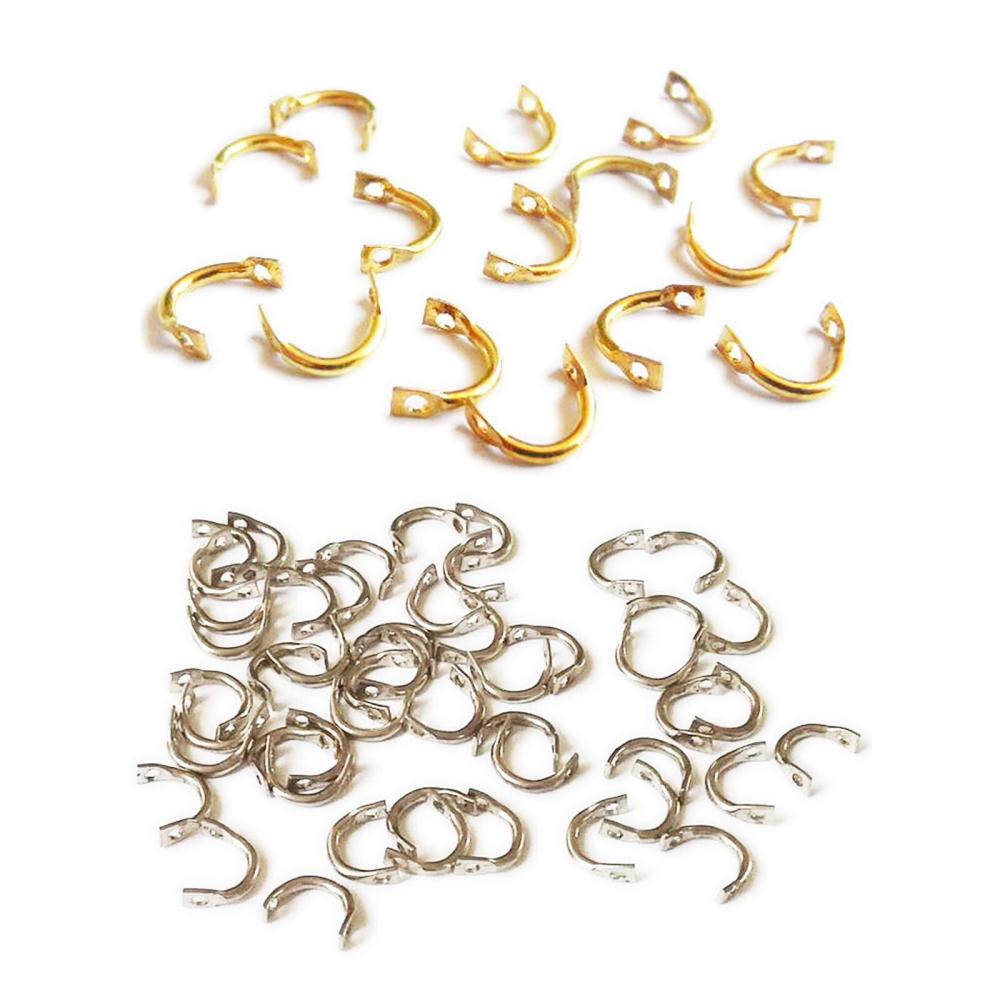 25 Pcs Brass Fishing Clevis Easy Spin Spinner Clevis Fishing Spoon Spinnerbait L
