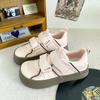 BE-6787 Latex insole/Velcro Thick-soled German Training Shoes Women's Board Shoes Casual Women's Shoes Niche Versatile White Shoes