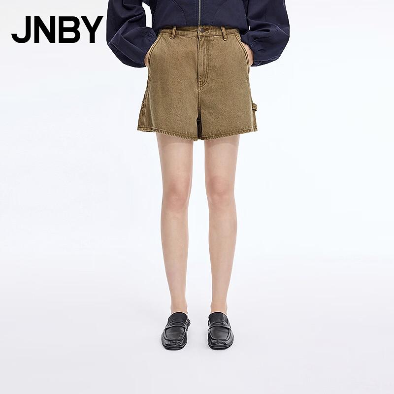 JNBY Women s 2026 Summer Loose A-Line Denim Shorts S