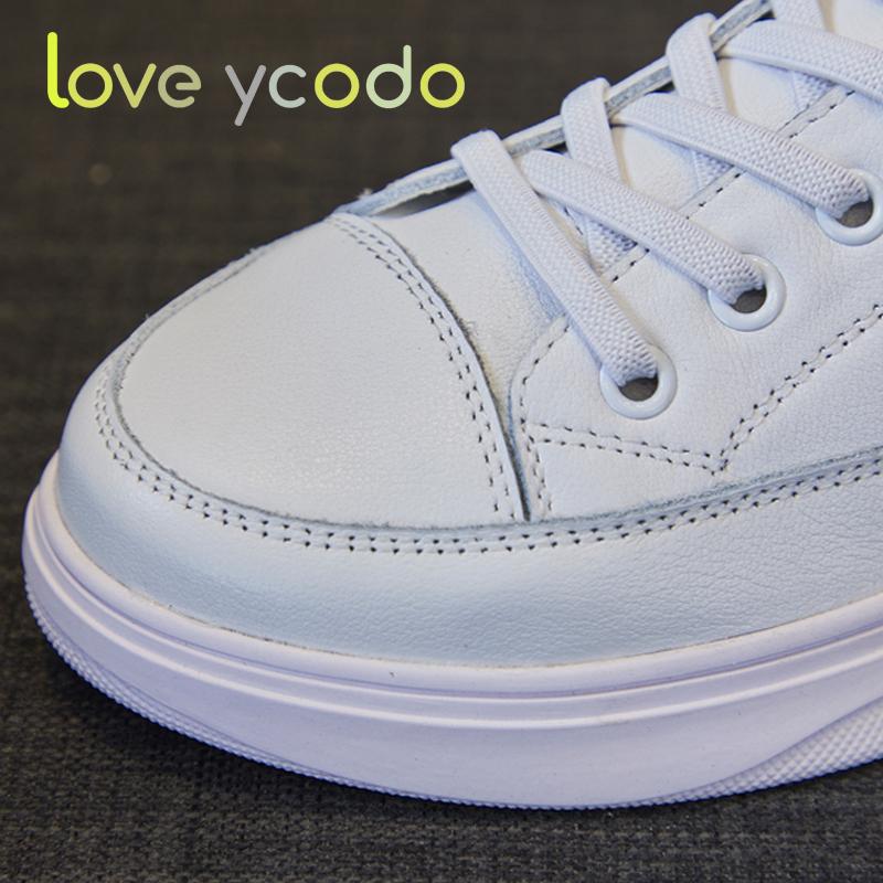 Spring and Autumn Leather Women's Shoes Flat Large Size Leather Sports Casual Loafers